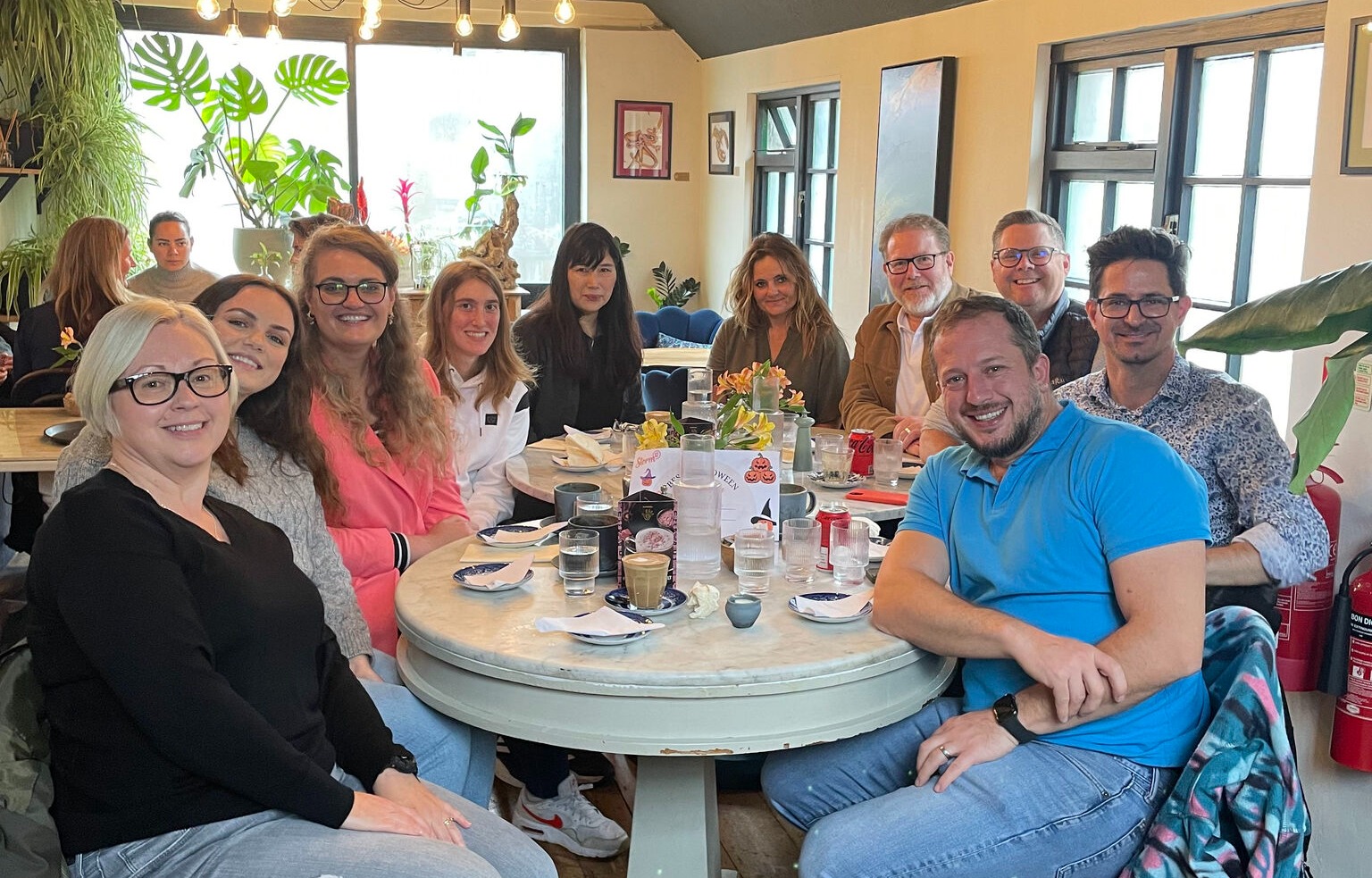 Storm12 team out for lunch