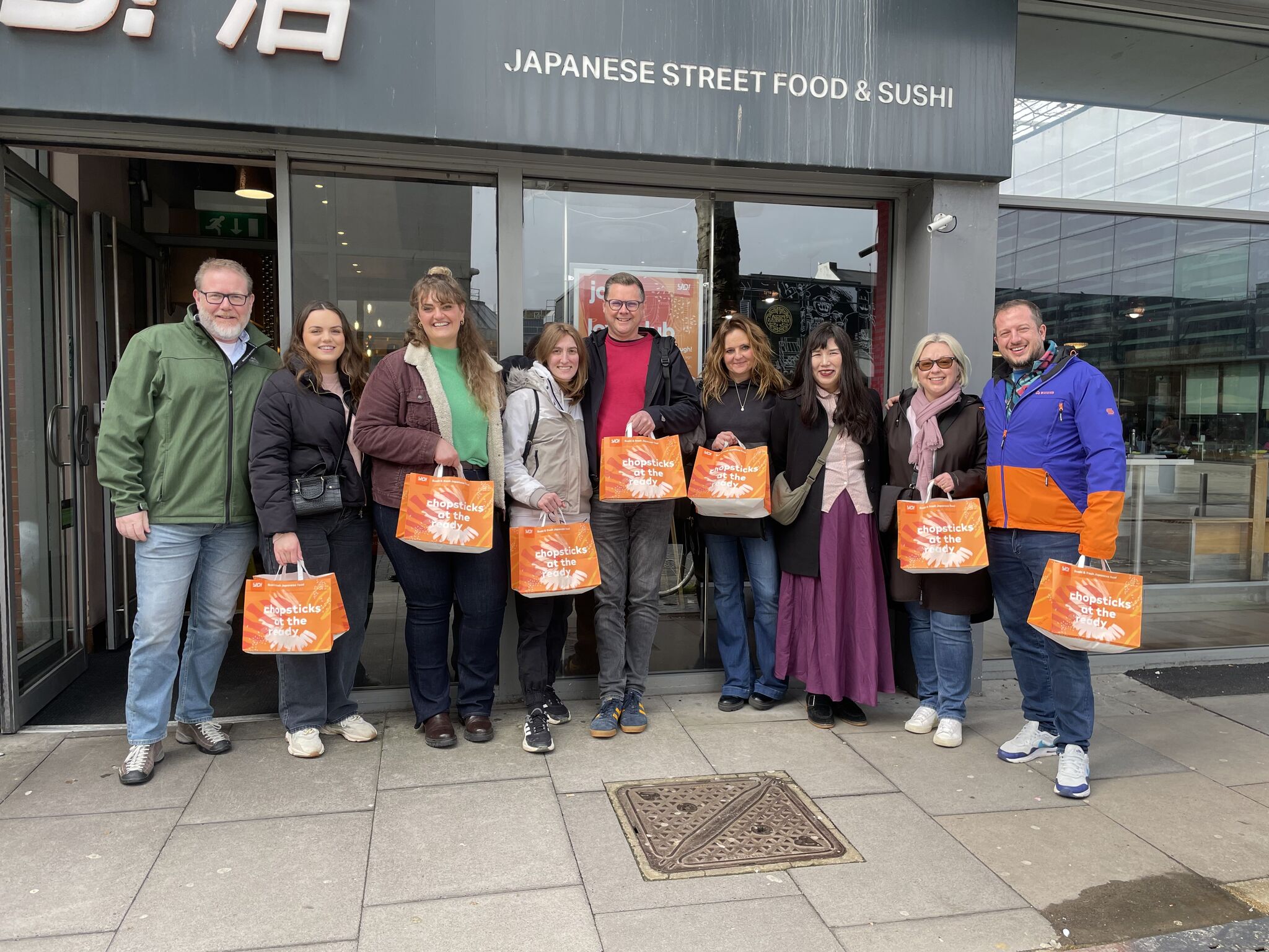 Yo Sushi team outing
