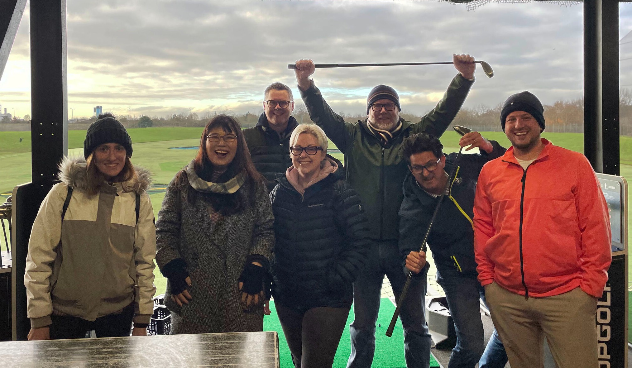 Storm12 team at Top Golf