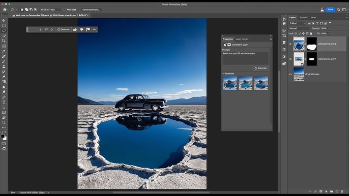 Adobe Photoshop generative AI 