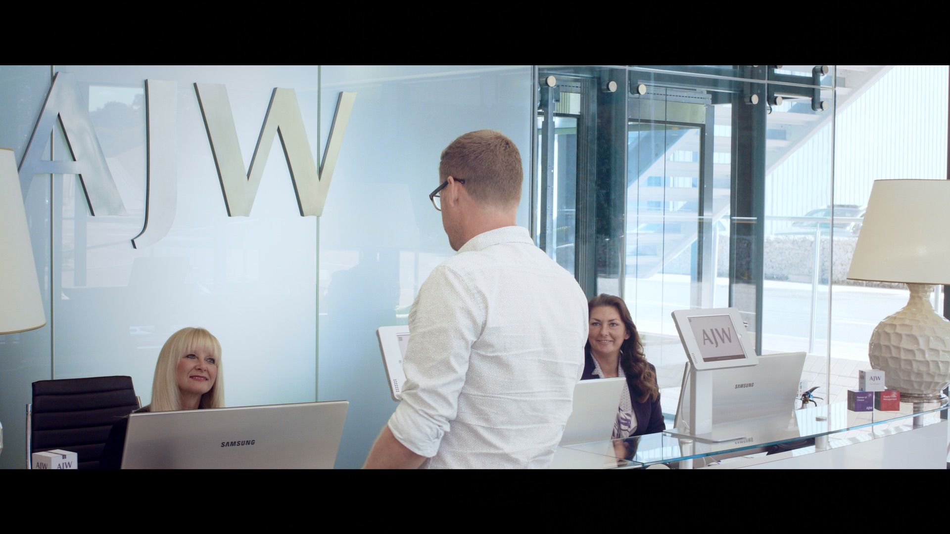 AJW Group reception area in Sussex