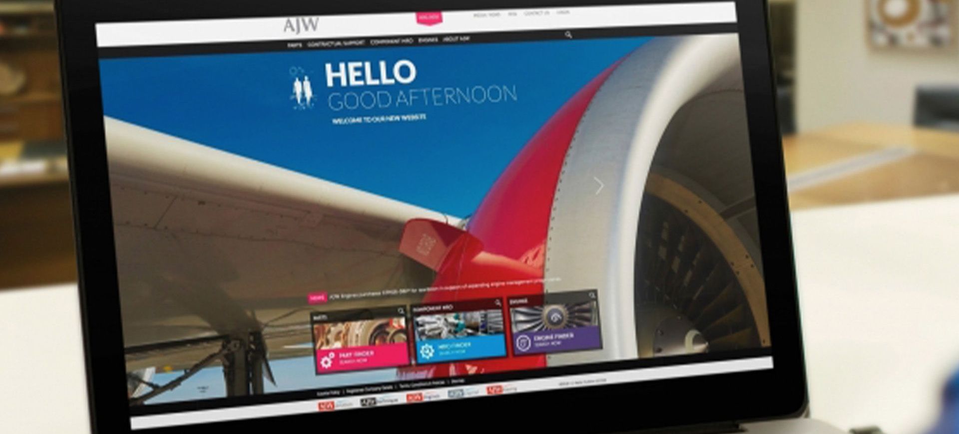 New AJW website takes flight